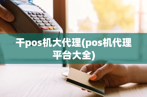 干pos机大代理(pos机代理平台大全)