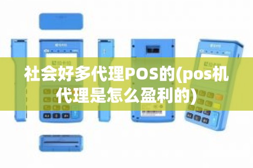 社会好多代理POS的(pos机代理是怎么盈利的)