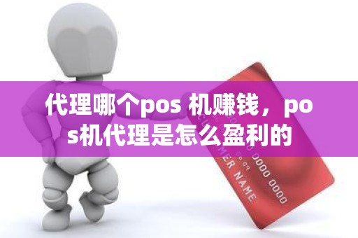 代理哪个pos 机赚钱，pos机代理是怎么盈利的