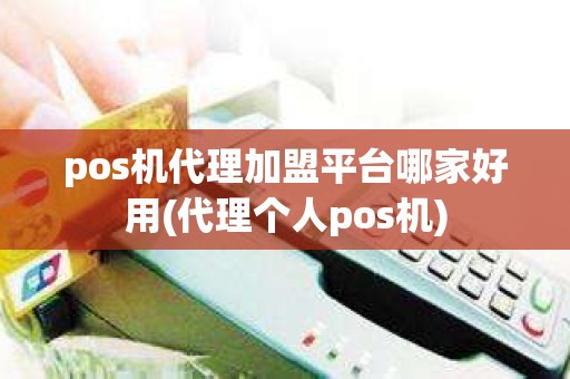 pos机代理加盟平台哪家好用(代理个人pos机)