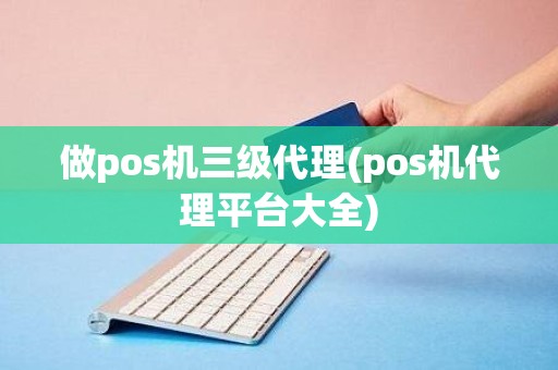 做pos机三级代理(pos机代理平台大全)