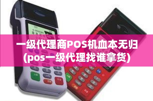 一级代理商POS机血本无归(pos一级代理找谁拿货)