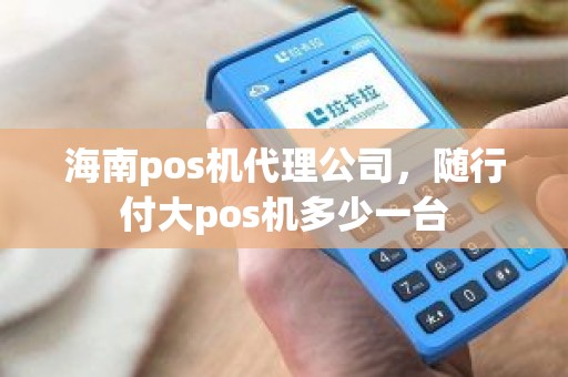 海南pos机代理公司，随行付大pos机多少一台