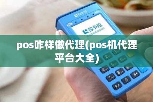 pos咋样做代理(pos机代理平台大全)