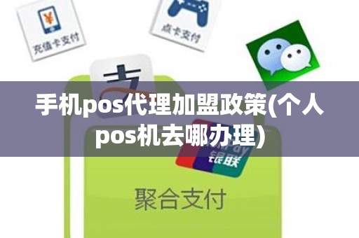 手机pos代理加盟政策(个人pos机去哪办理)