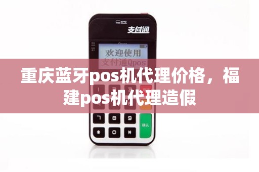 重庆蓝牙pos机代理价格，福建pos机代理造假