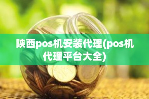 陕西pos机安装代理(pos机代理平台大全)