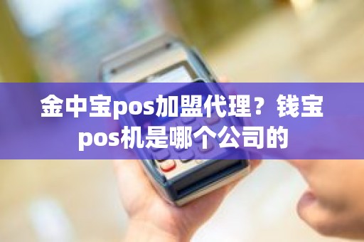 金中宝pos加盟代理？钱宝pos机是哪个公司的