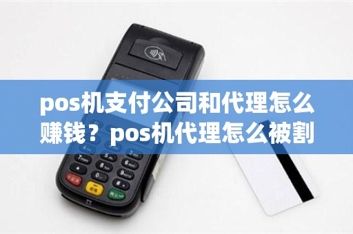 pos机支付公司和代理怎么赚钱？pos机代理怎么被割韭菜