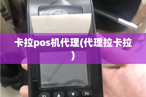 卡拉pos机代理(代理拉卡拉)