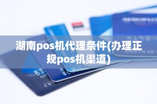 湖南pos机代理条件(办理正规pos机渠道) 湖南pos机代理条件(办理正规pos机渠道)