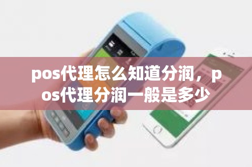 pos代理怎么知道分润，pos代理分润一般是多少