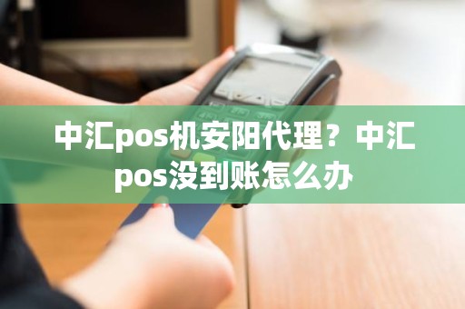 中汇pos机安阳代理？中汇pos没到账怎么办