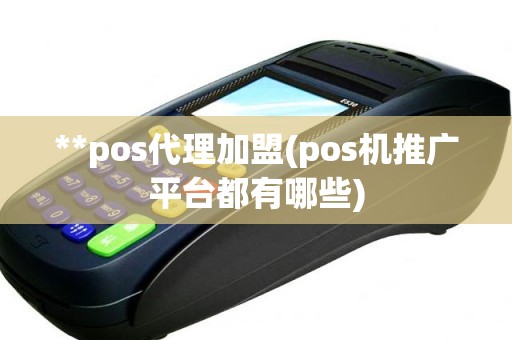 **pos代理加盟(pos机推广平台都有哪些)