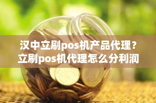 汉中立刷pos机产品代理？立刷pos机代理怎么分利润