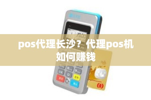 pos代理长沙？代理pos机如何赚钱