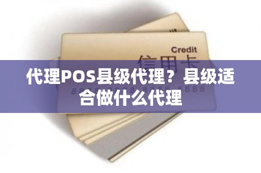 代理POS县级代理？县级适合做什么代理