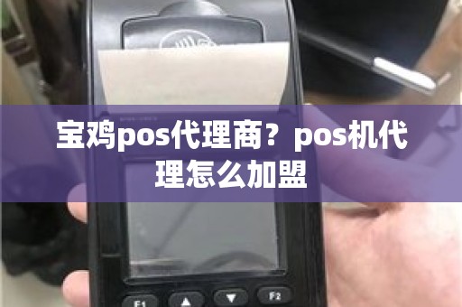 宝鸡pos代理商？pos机代理怎么加盟