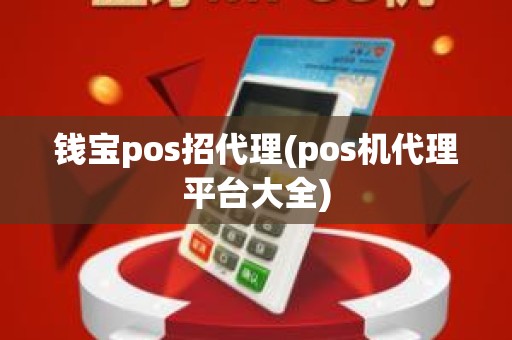 钱宝pos招代理(pos机代理平台大全)