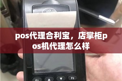 pos代理合利宝，店掌柜pos机代理怎么样