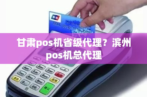 甘肃pos机省级代理？滨州pos机总代理