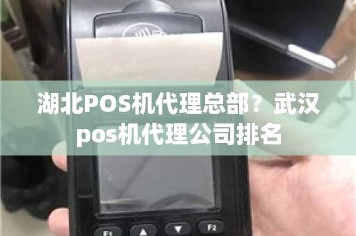 湖北POS机代理总部？武汉pos机代理公司排名