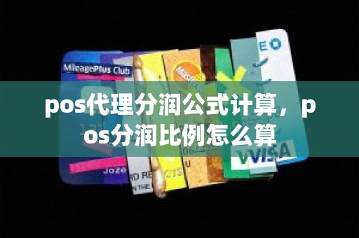 pos代理分润公式计算，pos分润比例怎么算