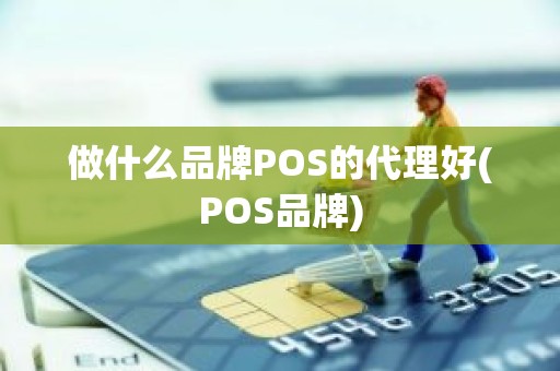 做什么品牌POS的代理好(POS品牌)