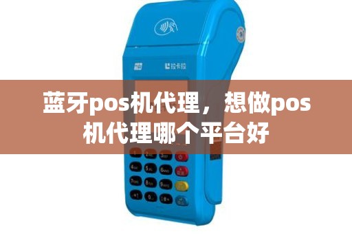 蓝牙pos机代理，想做pos机代理哪个平台好