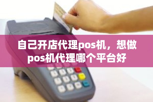 自己开店代理pos机，想做pos机代理哪个平台好