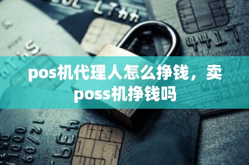 pos机代理人怎么挣钱，卖poss机挣钱吗