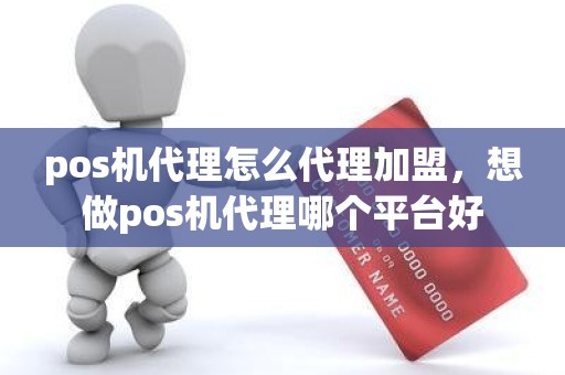 pos机代理怎么代理加盟，想做pos机代理哪个平台好