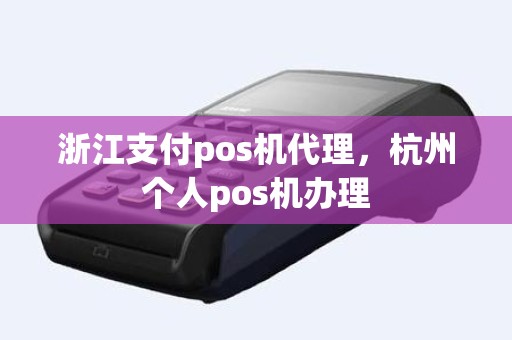 浙江支付pos机代理，杭州个人pos机办理