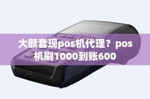 大额套现pos机代理？pos机刷1000到账600