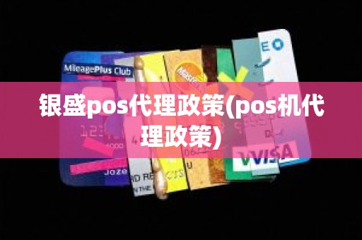 银盛pos代理政策(pos机代理政策)