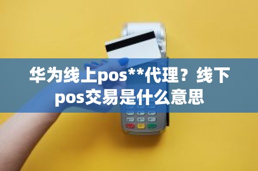 华为线上pos**代理？线下pos交易是什么意思