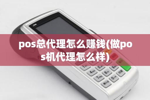 pos总代理怎么赚钱(做pos机代理怎么样)