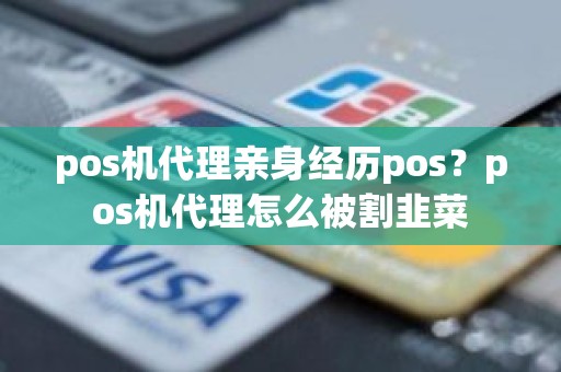 pos机代理亲身经历pos？pos机代理怎么被割韭菜