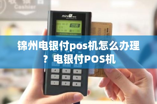 锦州电银付pos机怎么办理？电银付POS机