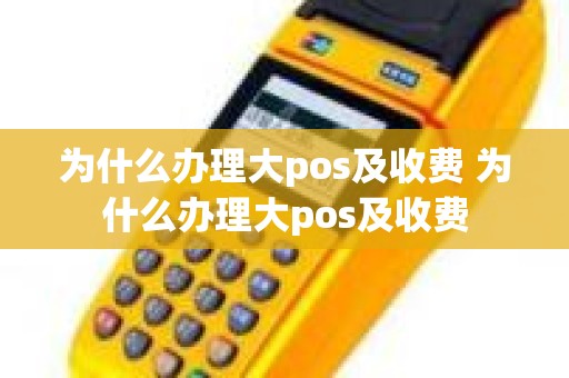 为什么办理大pos及收费 为什么办理大pos及收费