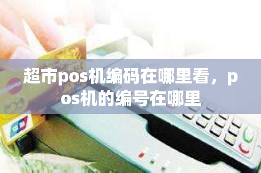 超市pos机编码在哪里看，pos机的编号在哪里