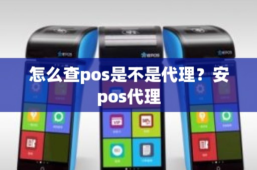 怎么查pos是不是代理？安pos代理