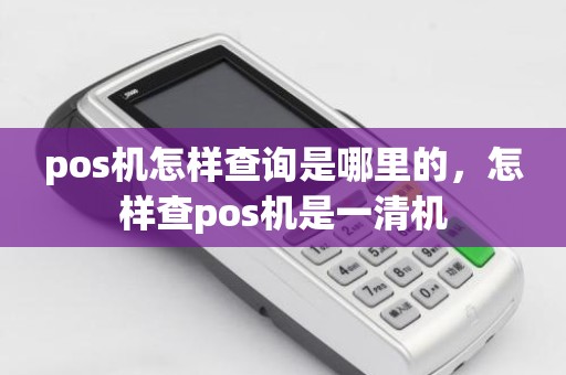 pos机怎样查询是哪里的，怎样查pos机是一清机