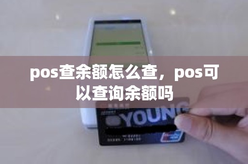 pos查余额怎么查，pos可以查询余额吗