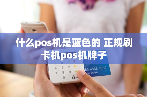 什么pos机是蓝色的 正规刷卡机pos机牌子