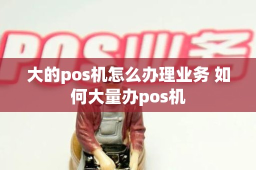 大的pos机怎么办理业务 如何大量办pos机