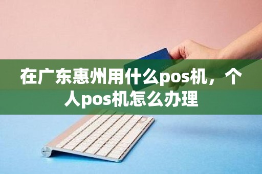 在广东惠州用什么pos机，个人pos机怎么办理