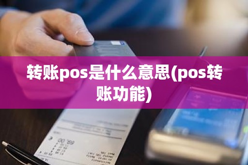 转账pos是什么意思(pos转账功能)