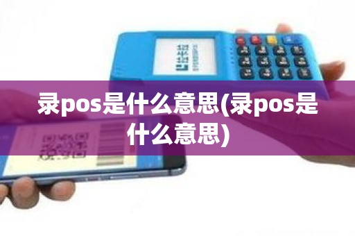 录pos是什么意思(录pos是什么意思)