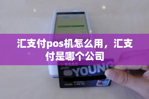 汇支付pos机怎么用，汇支付是哪个公司